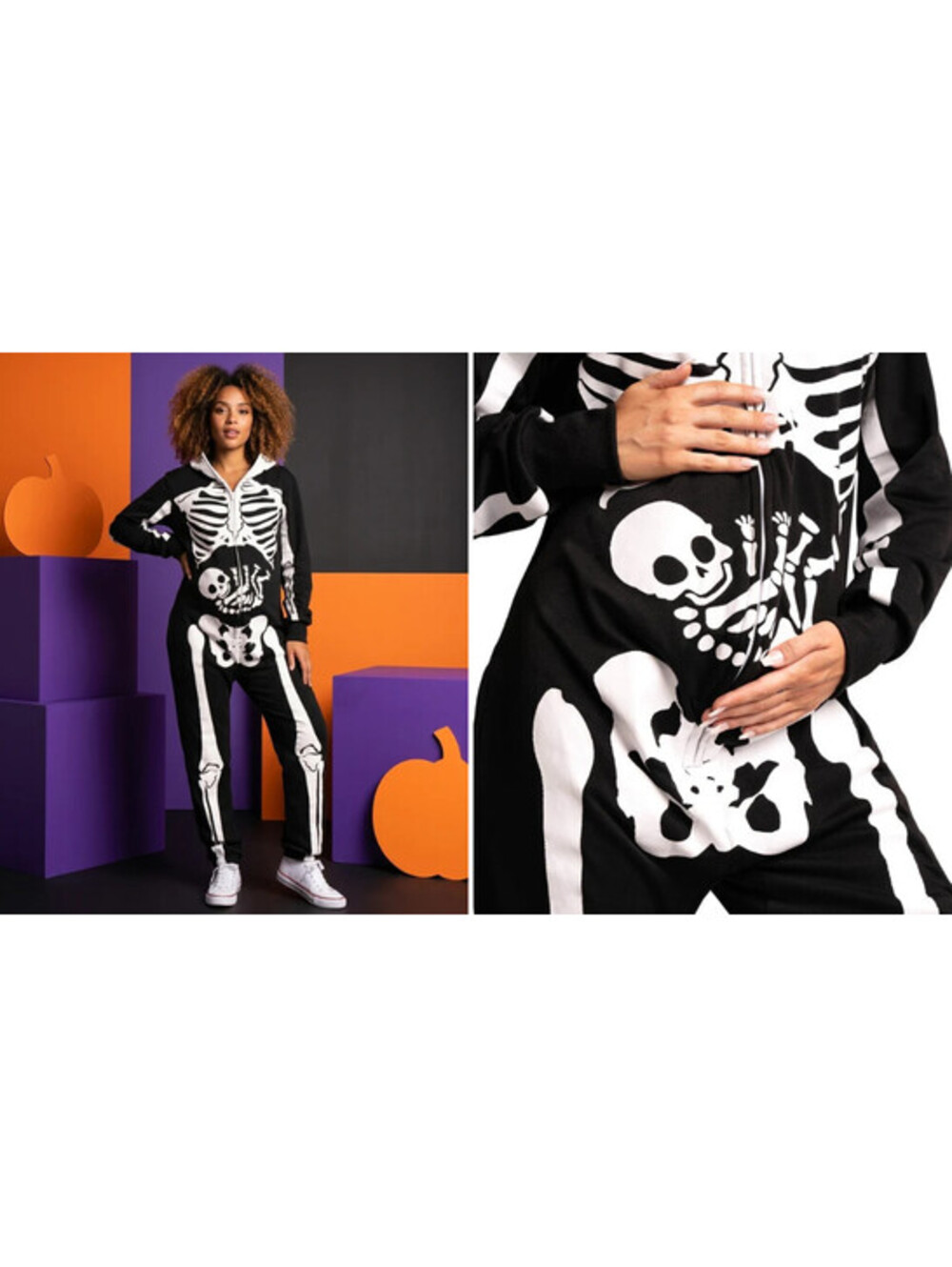 Tipsy Elves Pregnant Skeleton Maternity Costume Womens Medium Halloween NWT